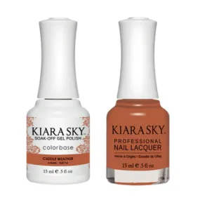 Kiara Sky All-in-One Gel   Polish Duo - 5116 Cuddle Weather