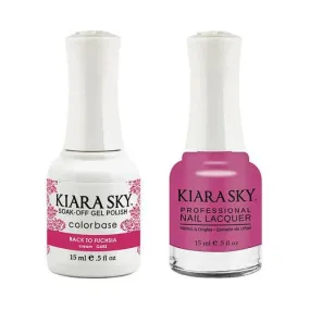 Kiara Sky Classic Gel & Polish Duo - #453 Back To Fuchsia