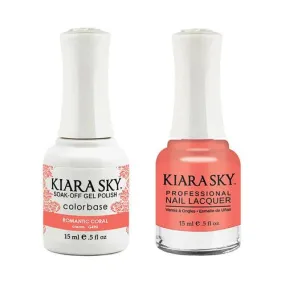 Kiara Sky Classic Gel & Polish Duo - #490 Romantic Coral