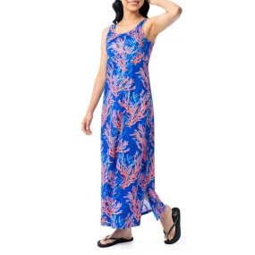 Ladies Coral City Maxi Dress