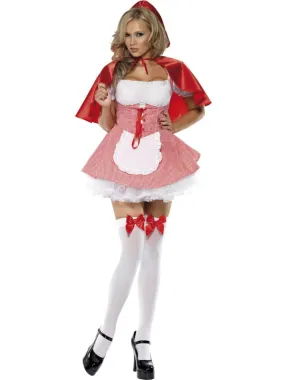 Ladies Sexy Fairy Tale Red Riding Hood World Book Day Costume