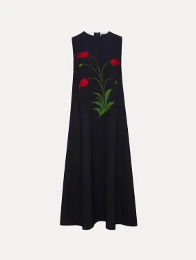 Marbled Tulip Maxi Dress