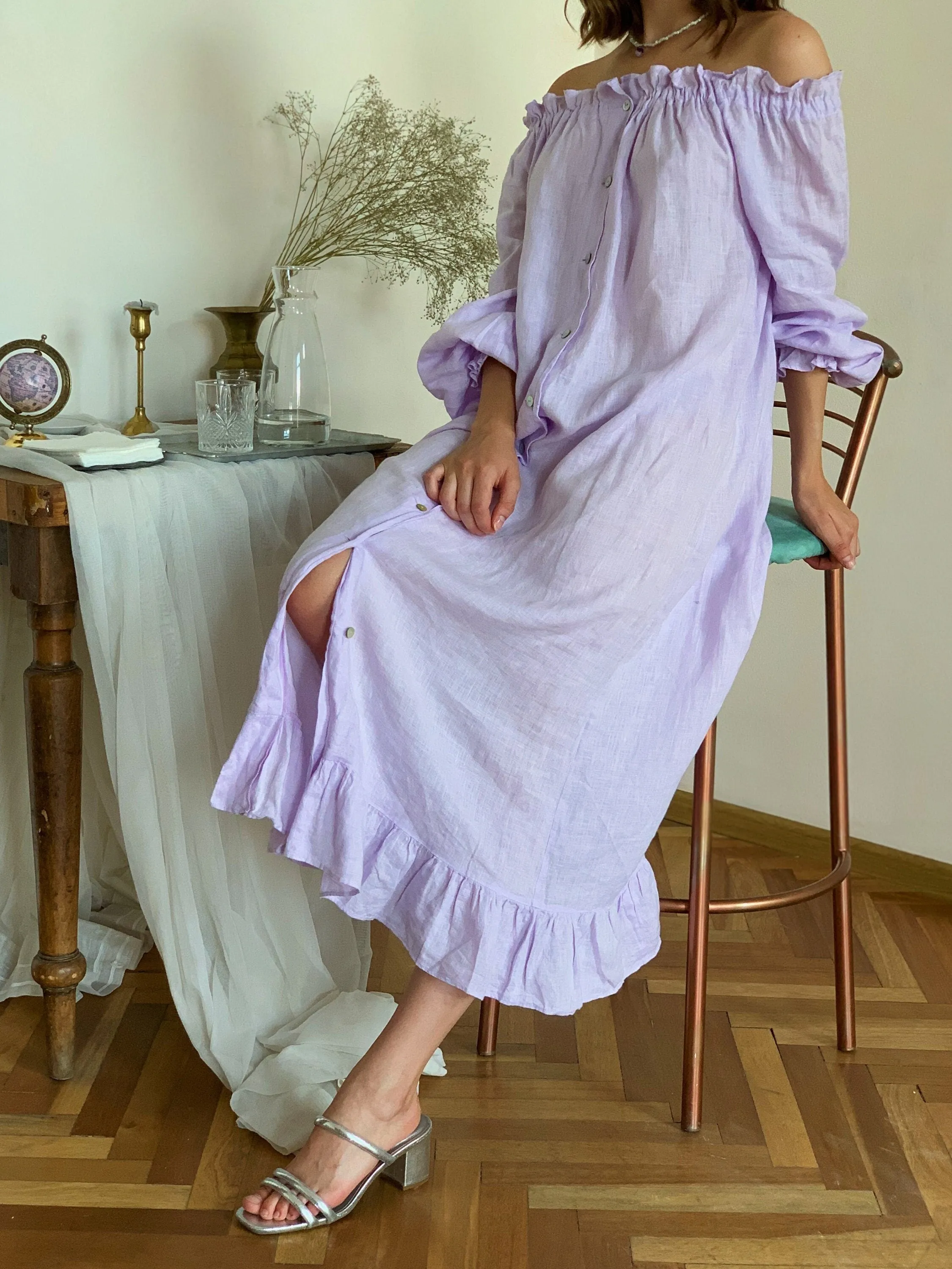 Maxi Linen Dress