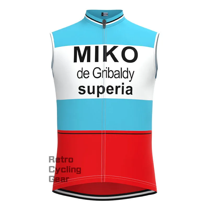 MIKO Blue Retro Long Sleeve Cycling Kit