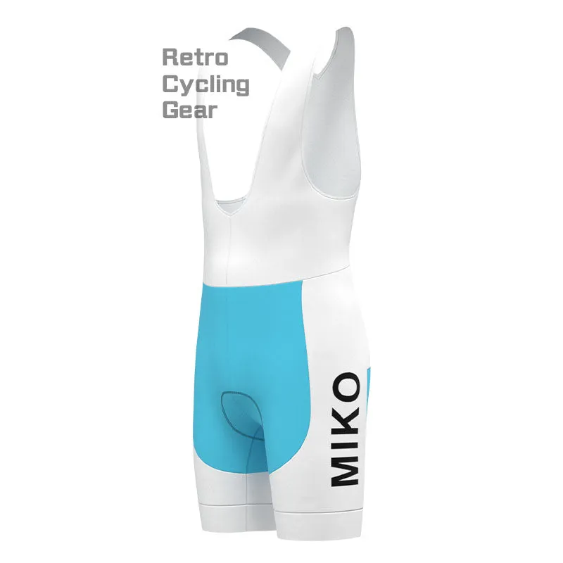 MIKO Blue Retro Long Sleeve Cycling Kit