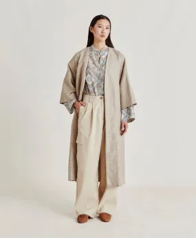 MOMONI - CALL LIGHTWEIGHT COAT IN LUREX BASKETWEAVE