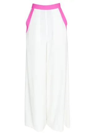 Monochrome - White Pants (Neon Pink)