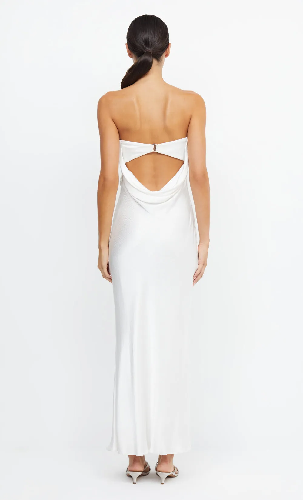 MOON DANCE STRAPLESS DRESS - IVORY