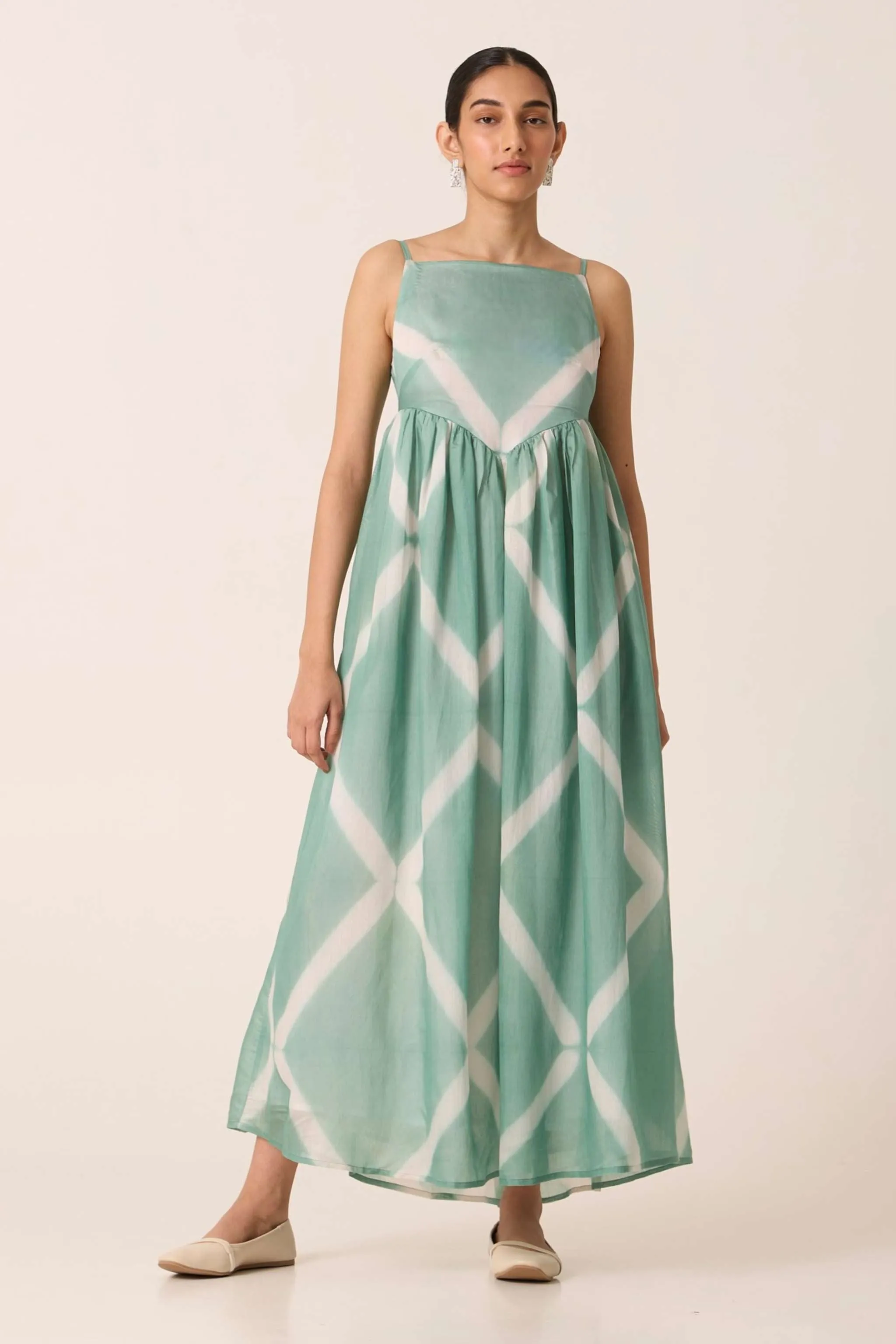 Nasim Clamp Dye Maxi Dress