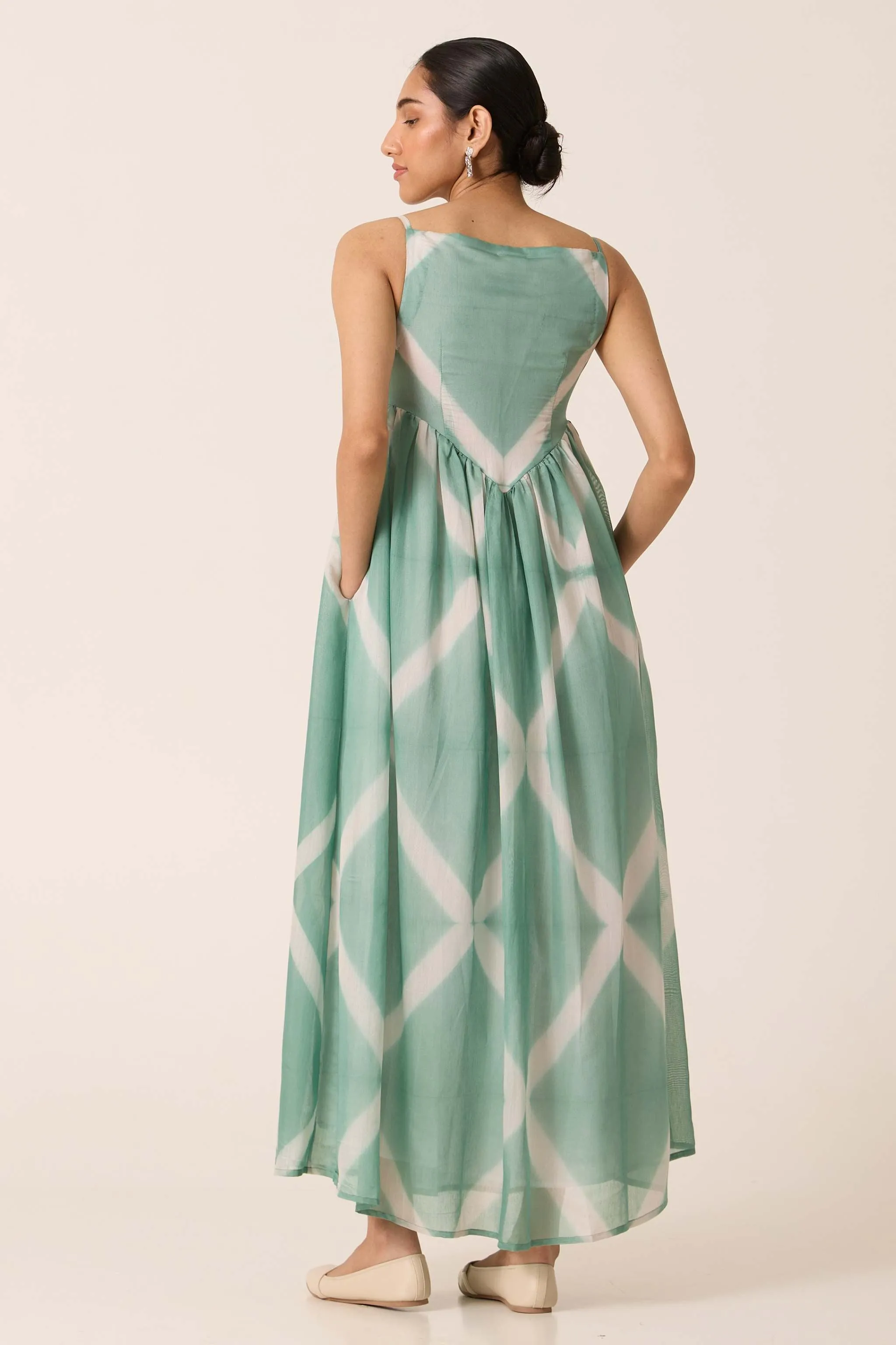 Nasim Clamp Dye Maxi Dress