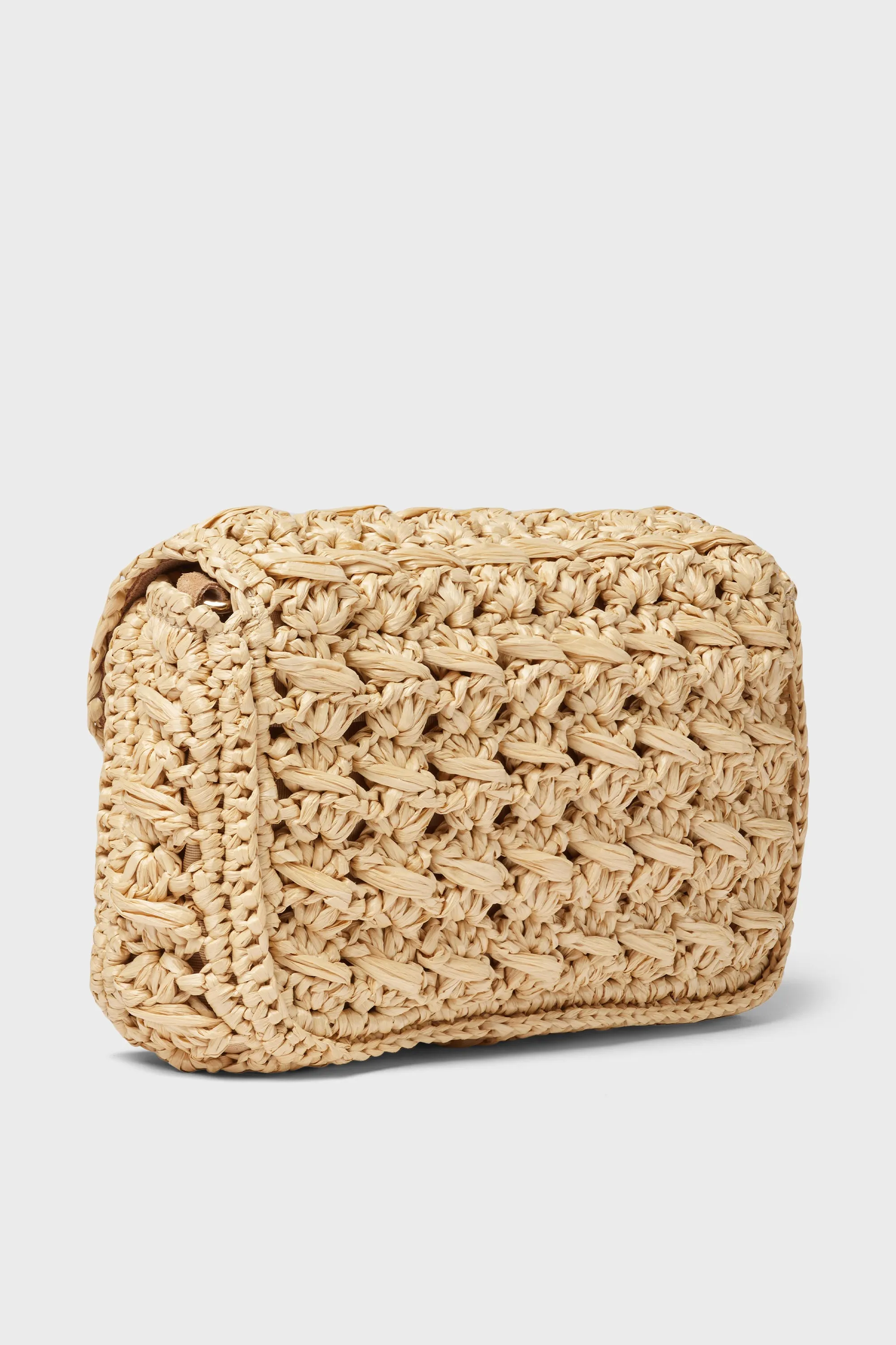 Natural Woven Shoulder Bag