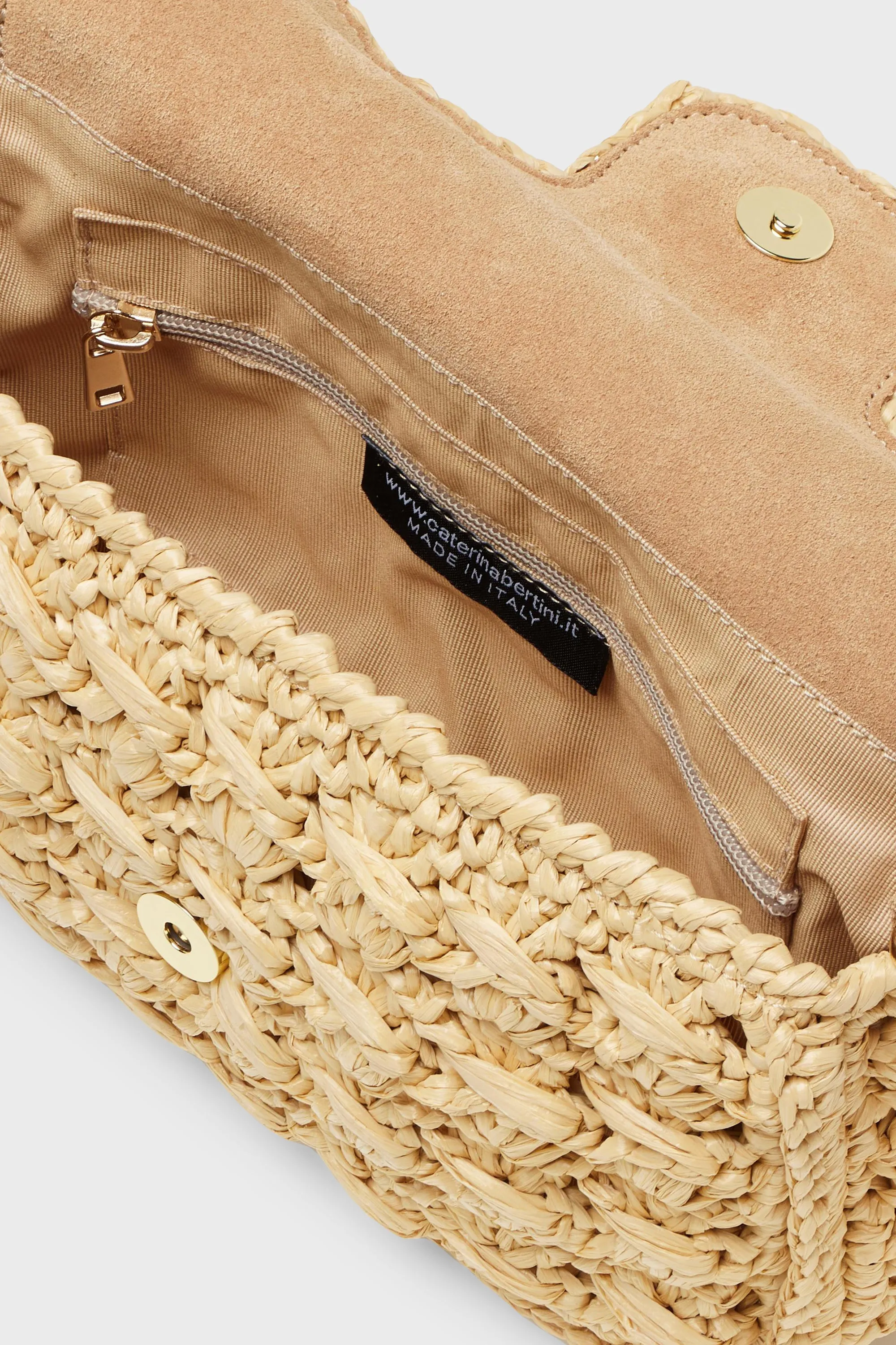 Natural Woven Shoulder Bag