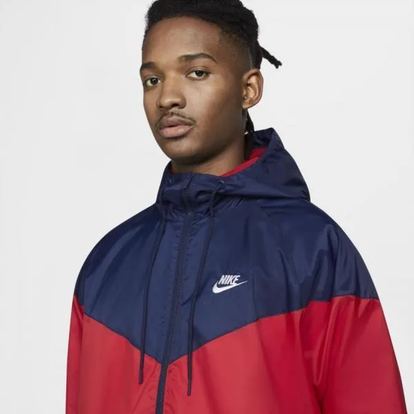 Nike - Men - Woven Land Windrunner Jacket - Red/Navy