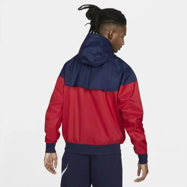 Nike - Men - Woven Land Windrunner Jacket - Red/Navy