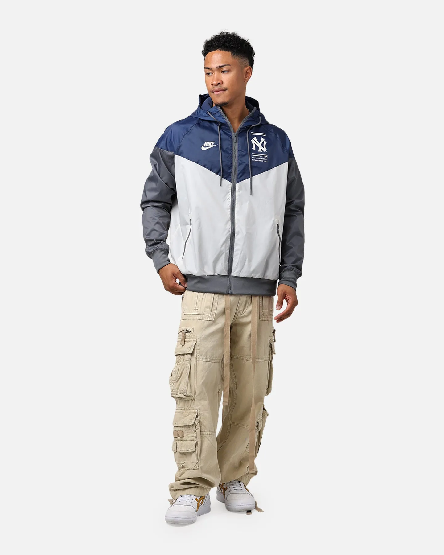 Nike New York Yankees Cooperstown Windrunner Jacket Midnight Navy/Light Bone