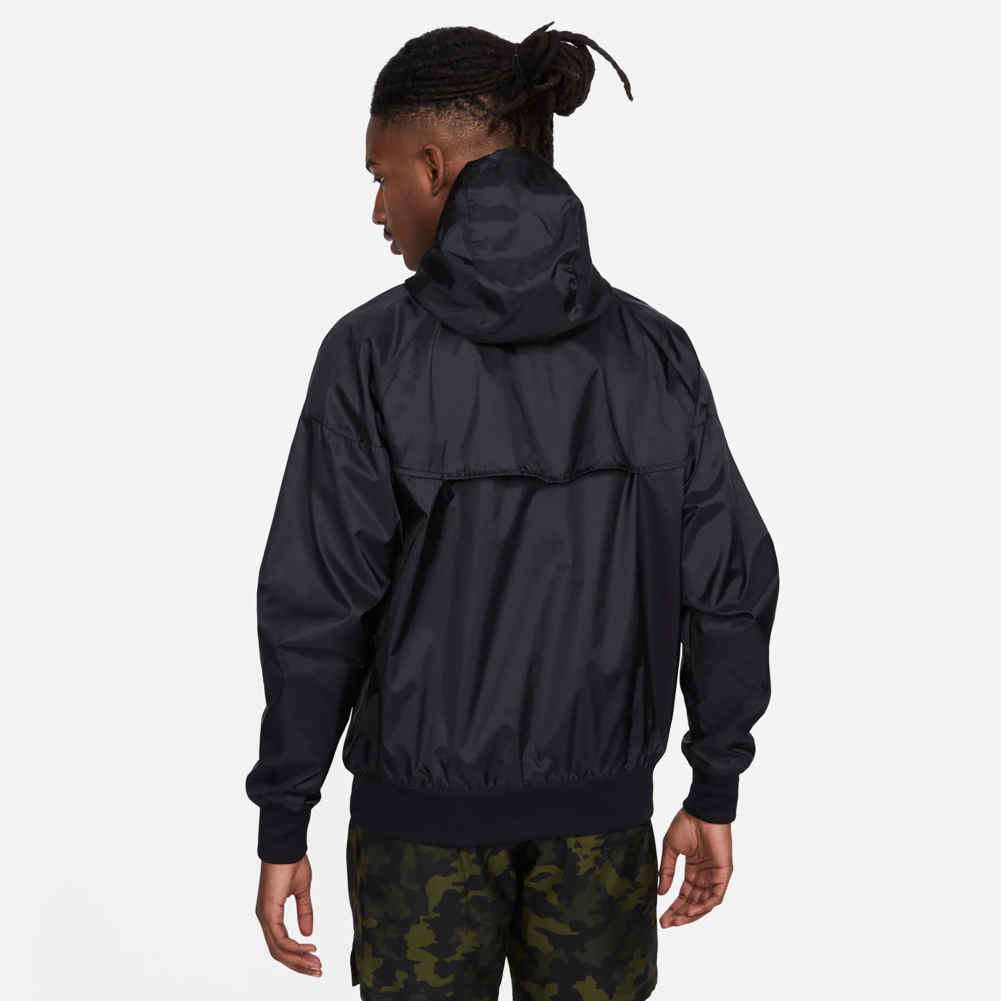 Nike Sportswear Windrunner Hooded Jacket Black / White