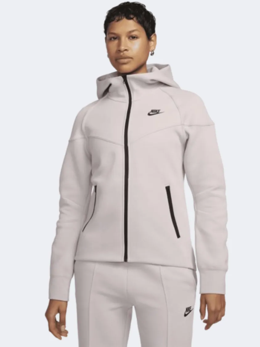 Nike Tech Windrunner Women Lifestyle Hoody Platinum/Black