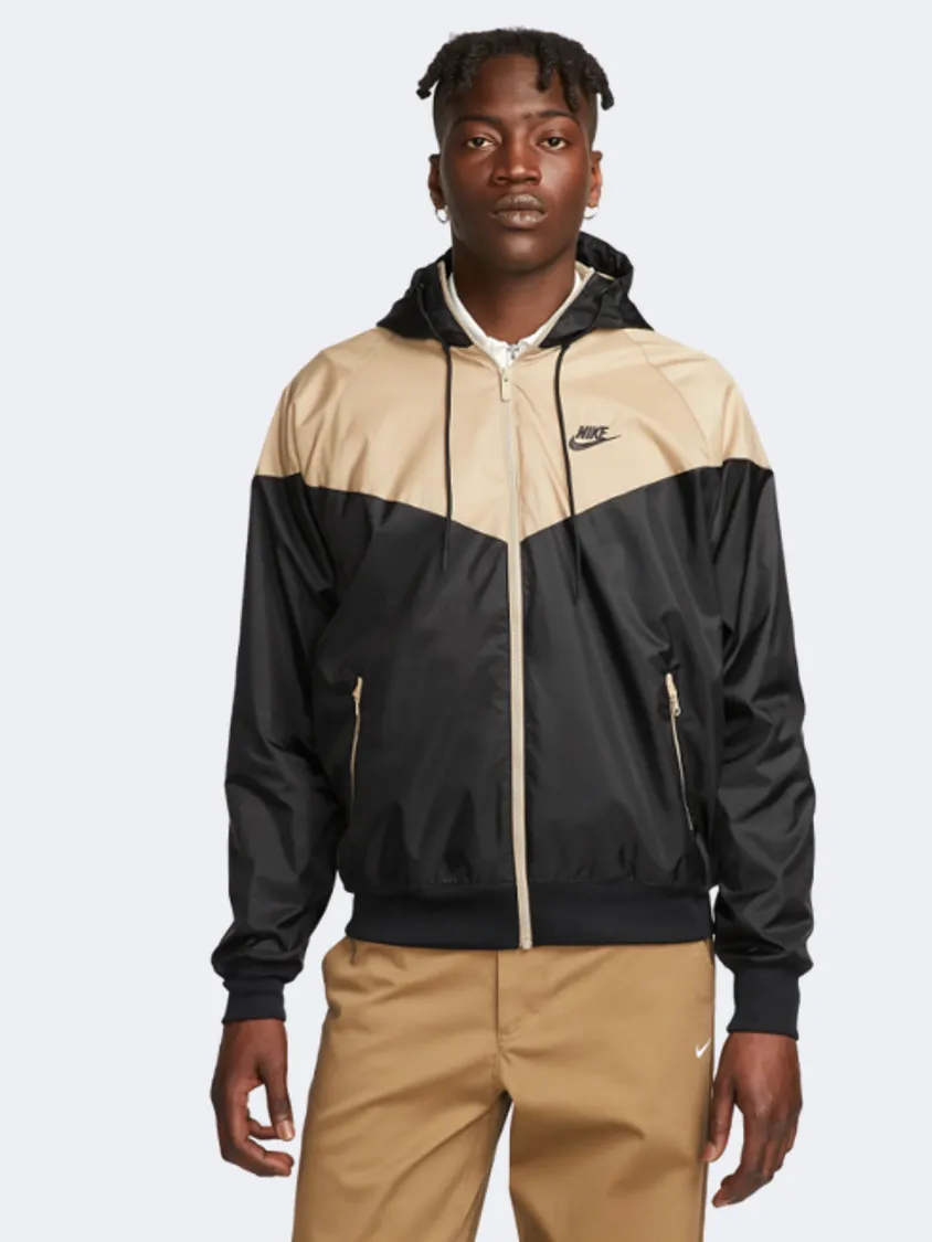 Nike Windrunner Men Lifestyle Jacket Black/Khaki