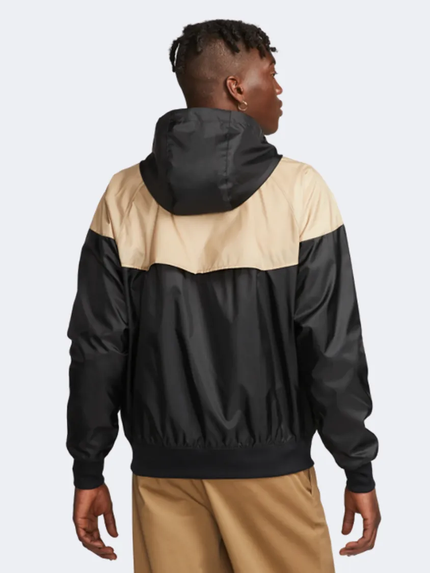 Nike Windrunner Men Lifestyle Jacket Black/Khaki