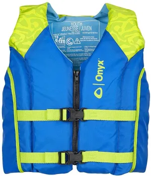 Onyx All Adventure Adjustable Life Jacket PFD Youth User 50 to 90lb