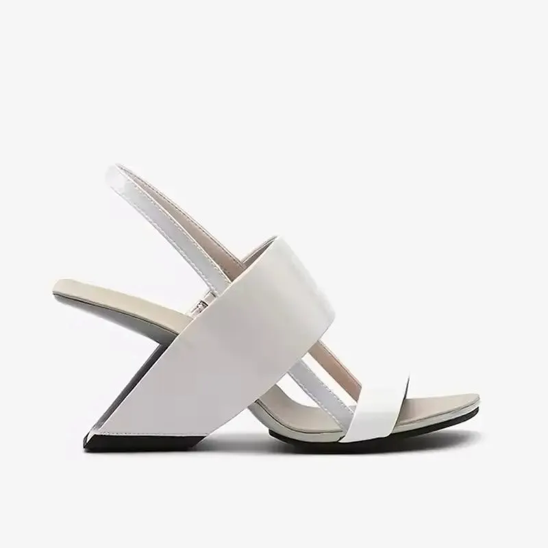 Pam Cream White Open Toe Sandals