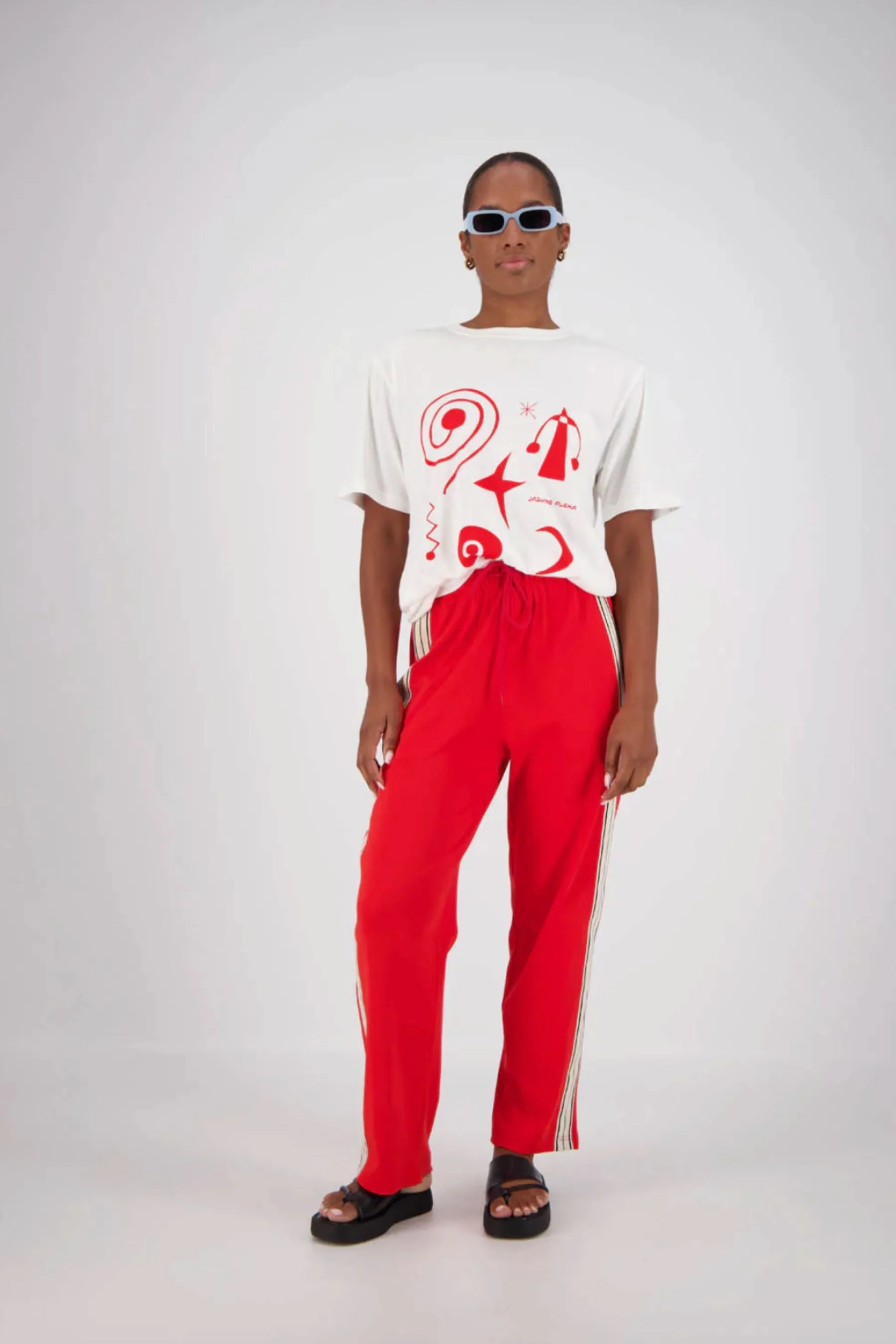 Panarea Trackpant | Red