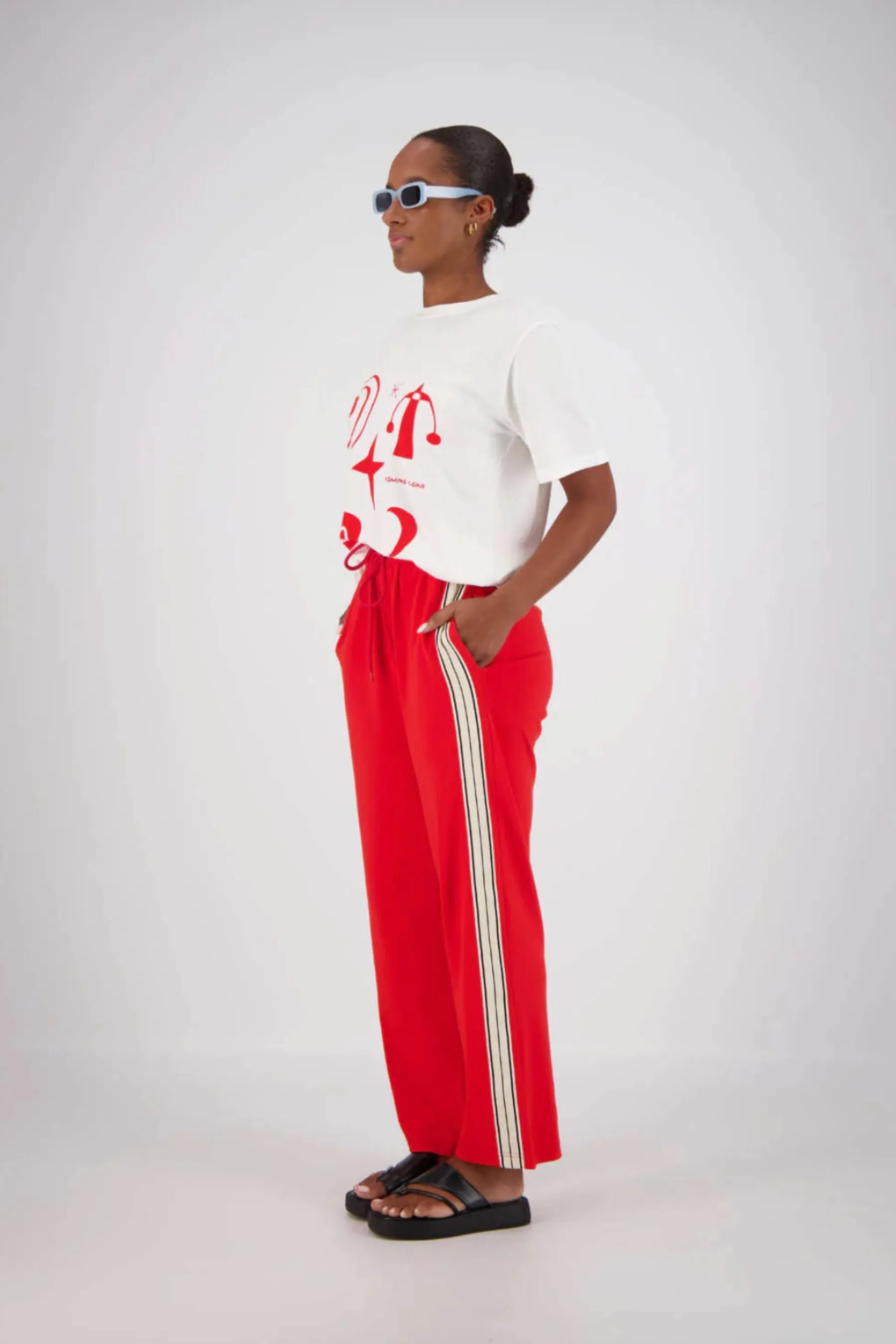 Panarea Trackpant | Red