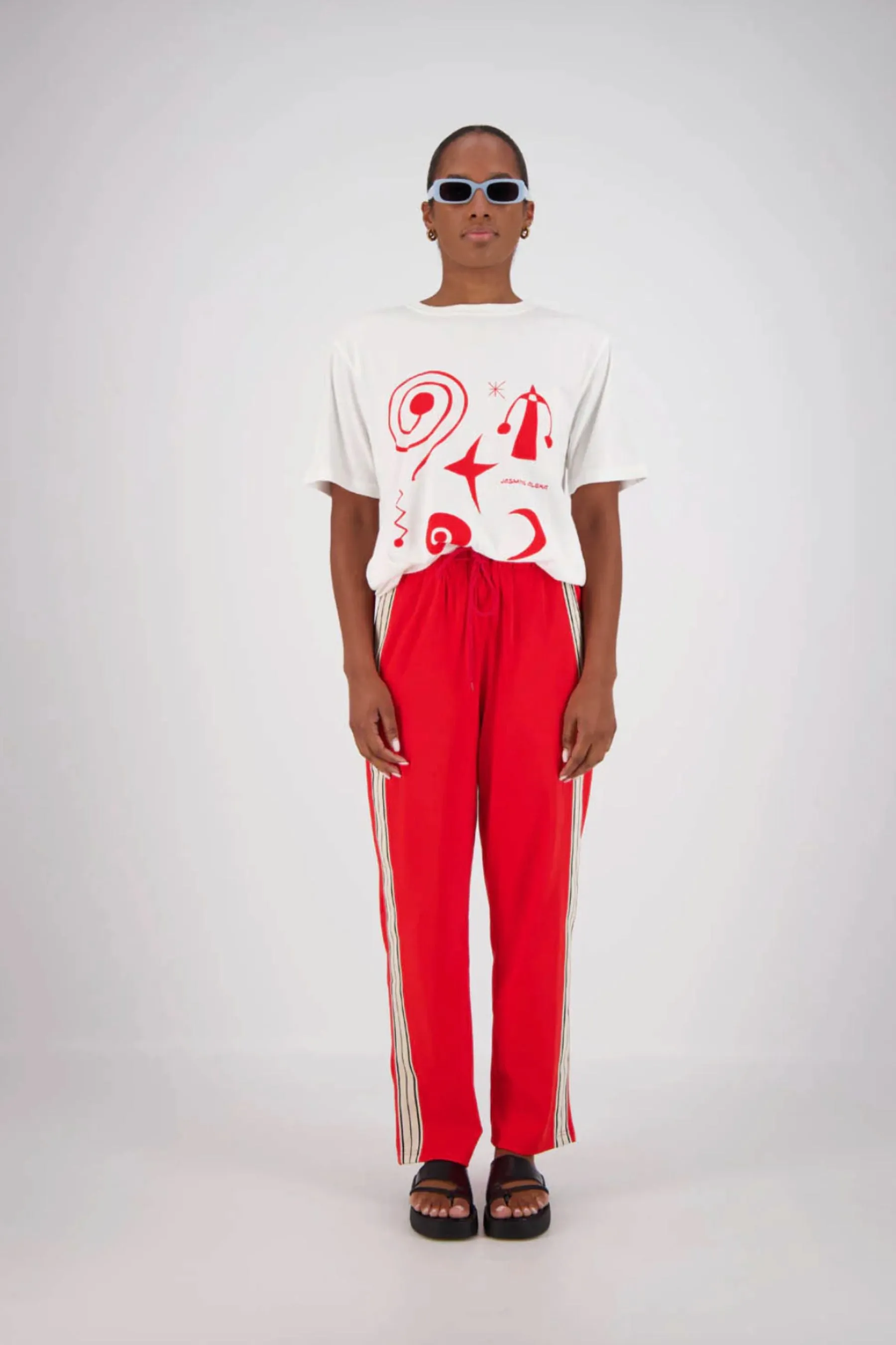 Panarea Trackpant | Red