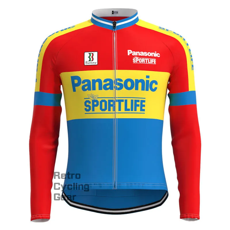 Panasonic Retro Long Sleeve Cycling Kit