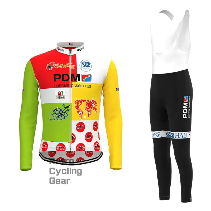 PDM ULTIMA Pattern Retro Long Sleeve Cycling Kit