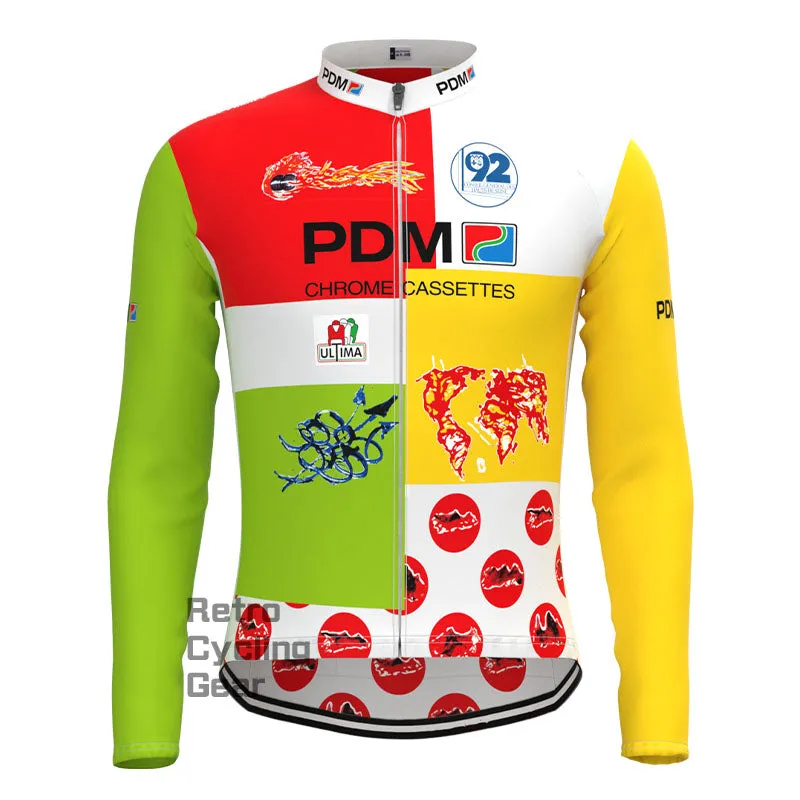 PDM ULTIMA Pattern Retro Long Sleeve Cycling Kit