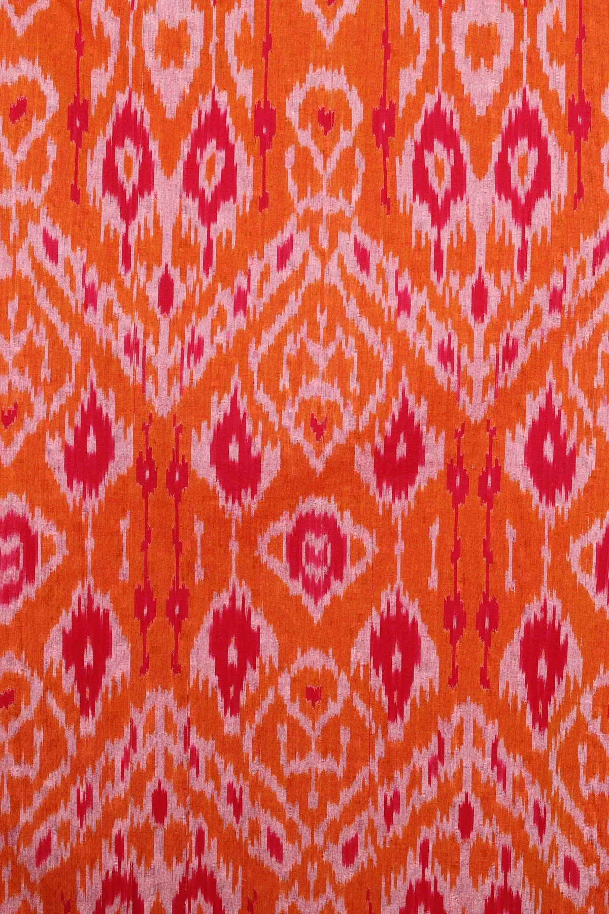 Porto Venere Orange Ikat Maxi Dress