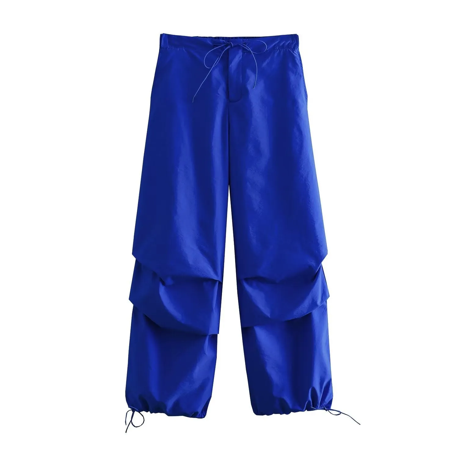 Pre Order:  Tie Waist Pleated Baggy Sweatpants