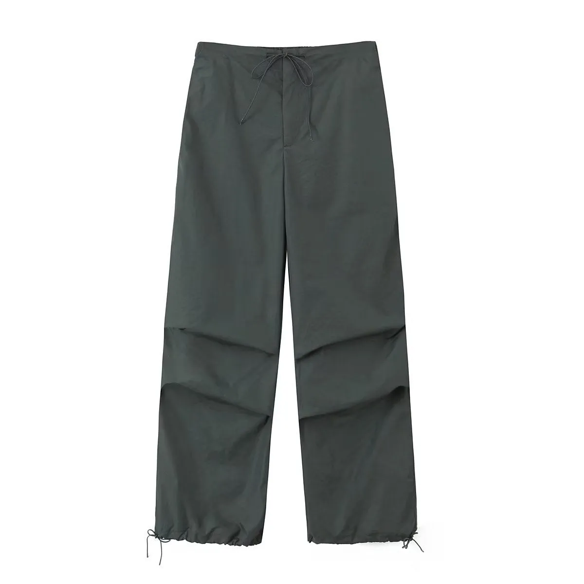 Pre Order:  Tie Waist Pleated Baggy Sweatpants