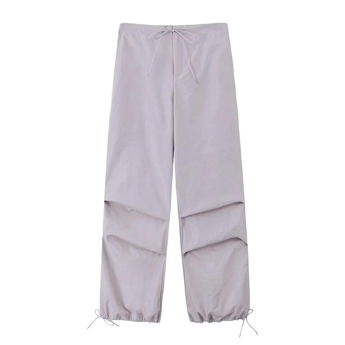 Pre Order:  Tie Waist Pleated Baggy Sweatpants