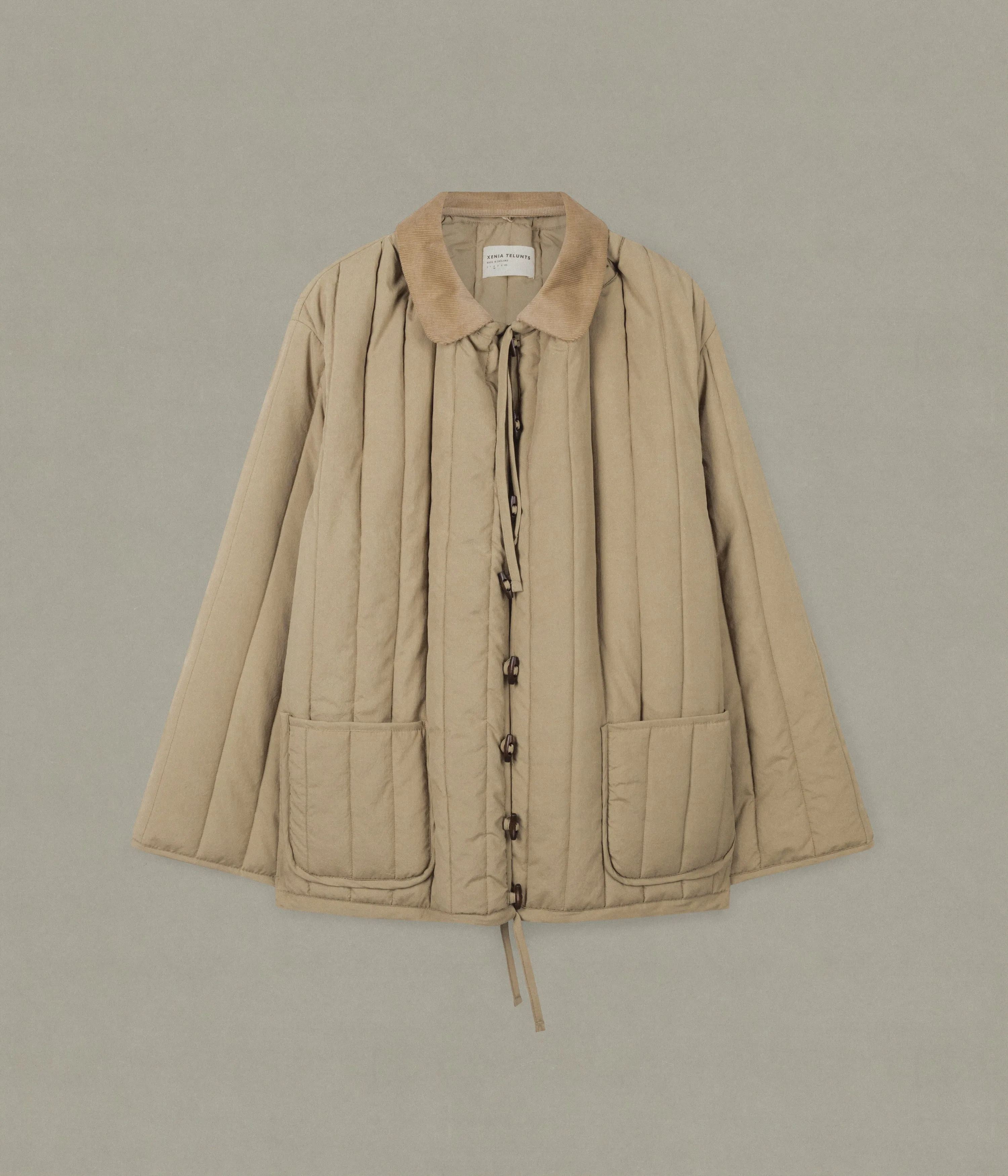 Quilt Jacket, Beige