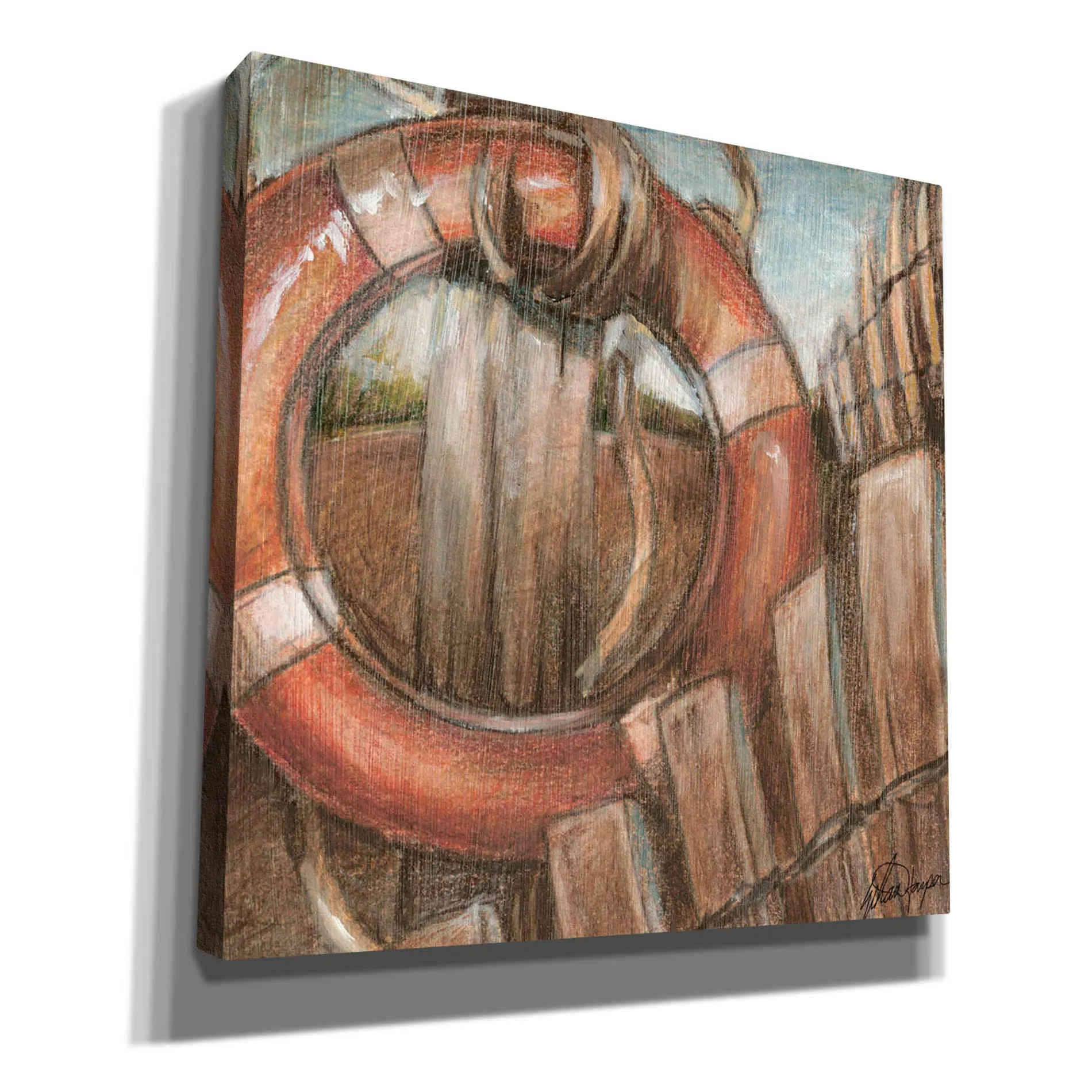 "Coastal View IV" by Ethan Harper, Canvas Wall Art