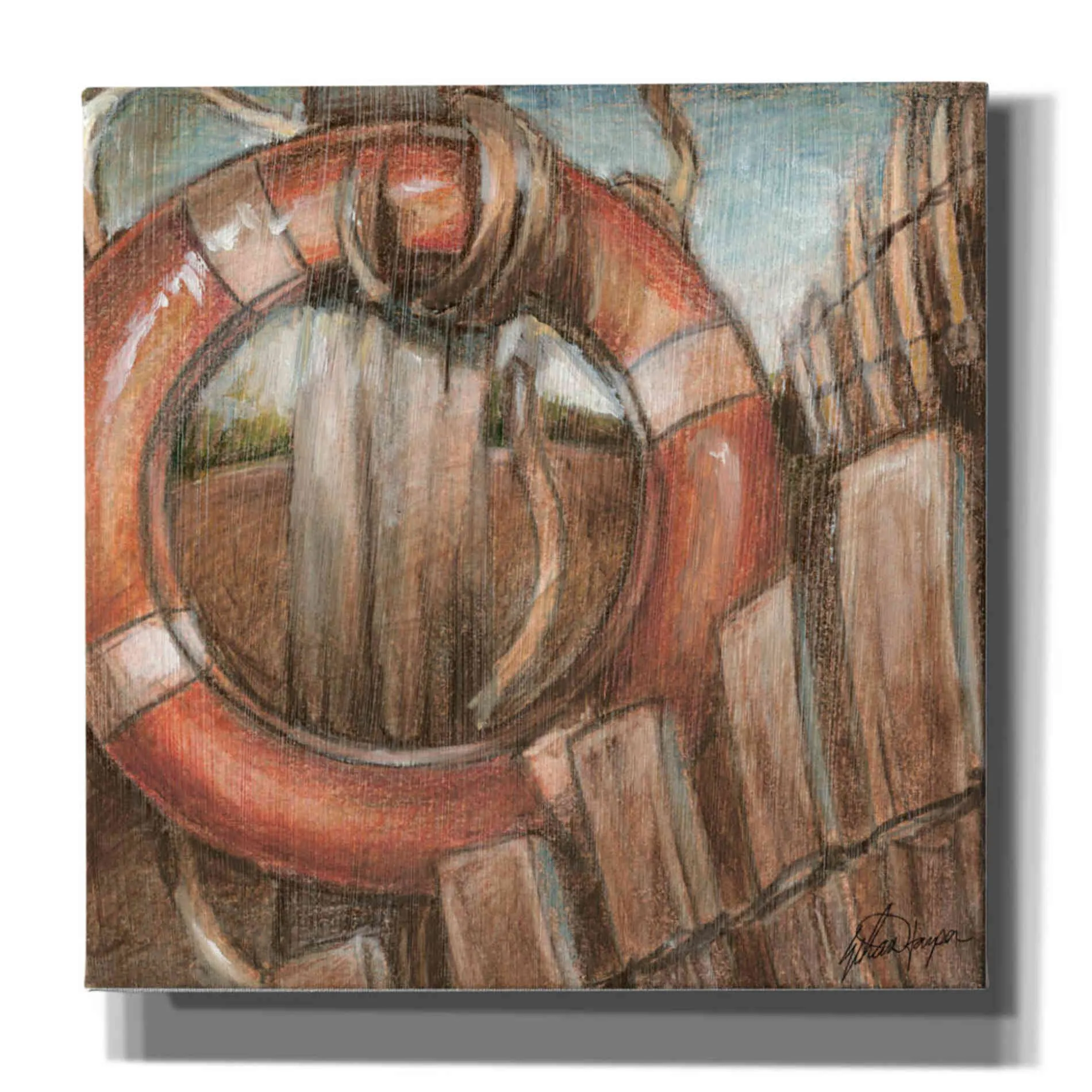 "Coastal View IV" by Ethan Harper, Canvas Wall Art