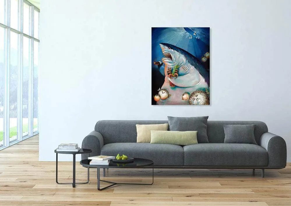 "The Shark Father" Limited Edition Canvas