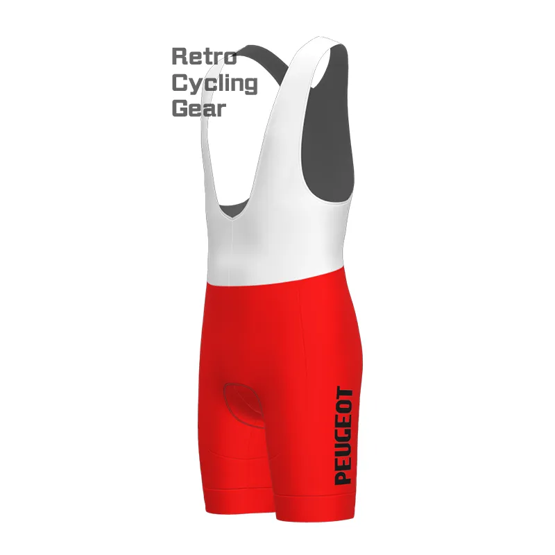 Red Peugeot Retro Long Sleeve Cycling Kits