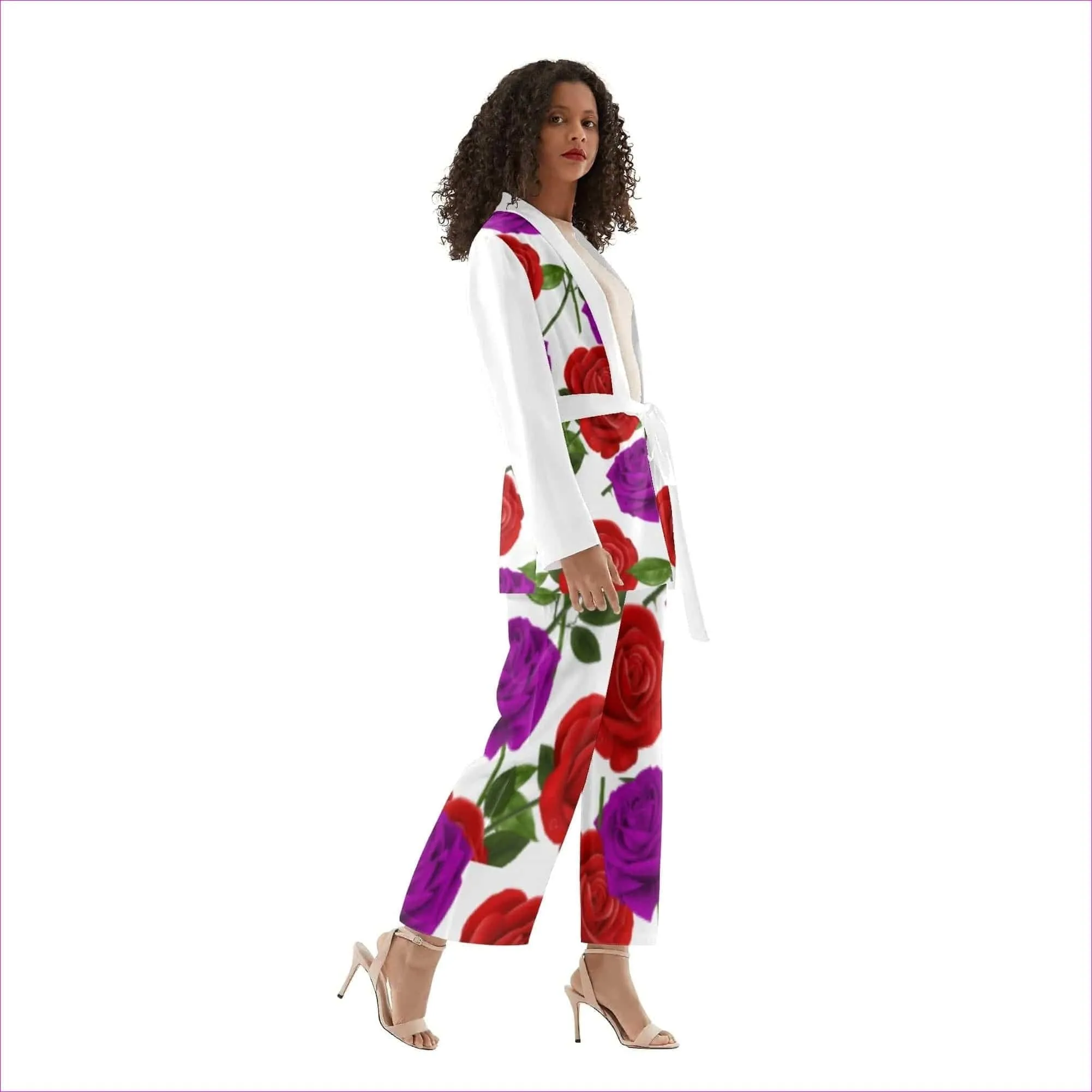 Red Rose Purp Women's Suit