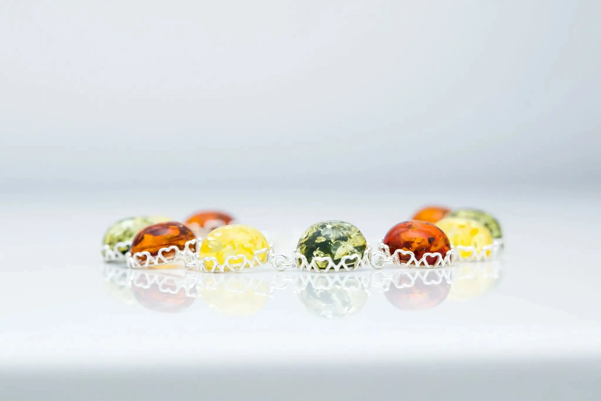 Round Candy Amber Bracelet