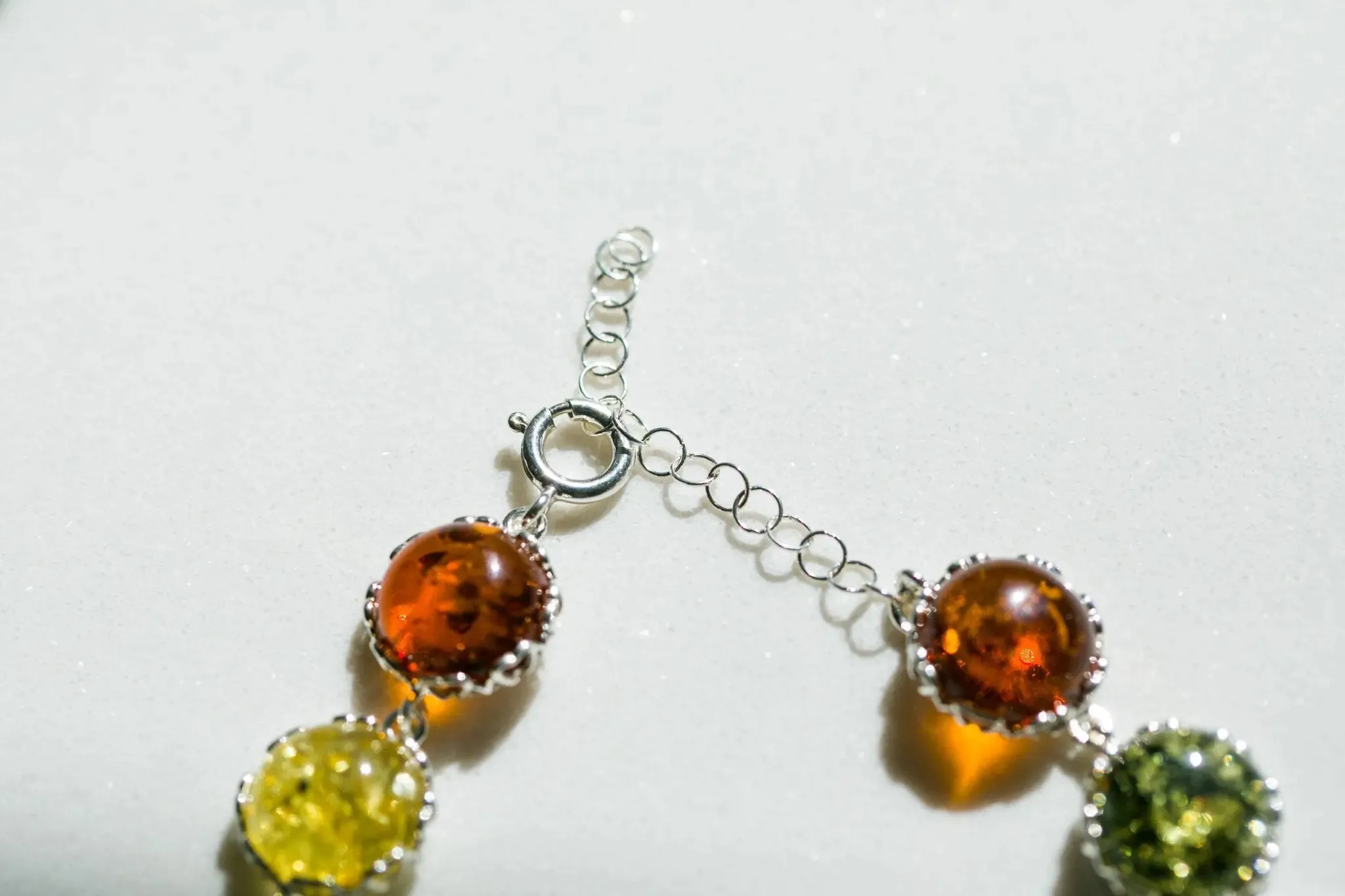 Round Candy Amber Bracelet