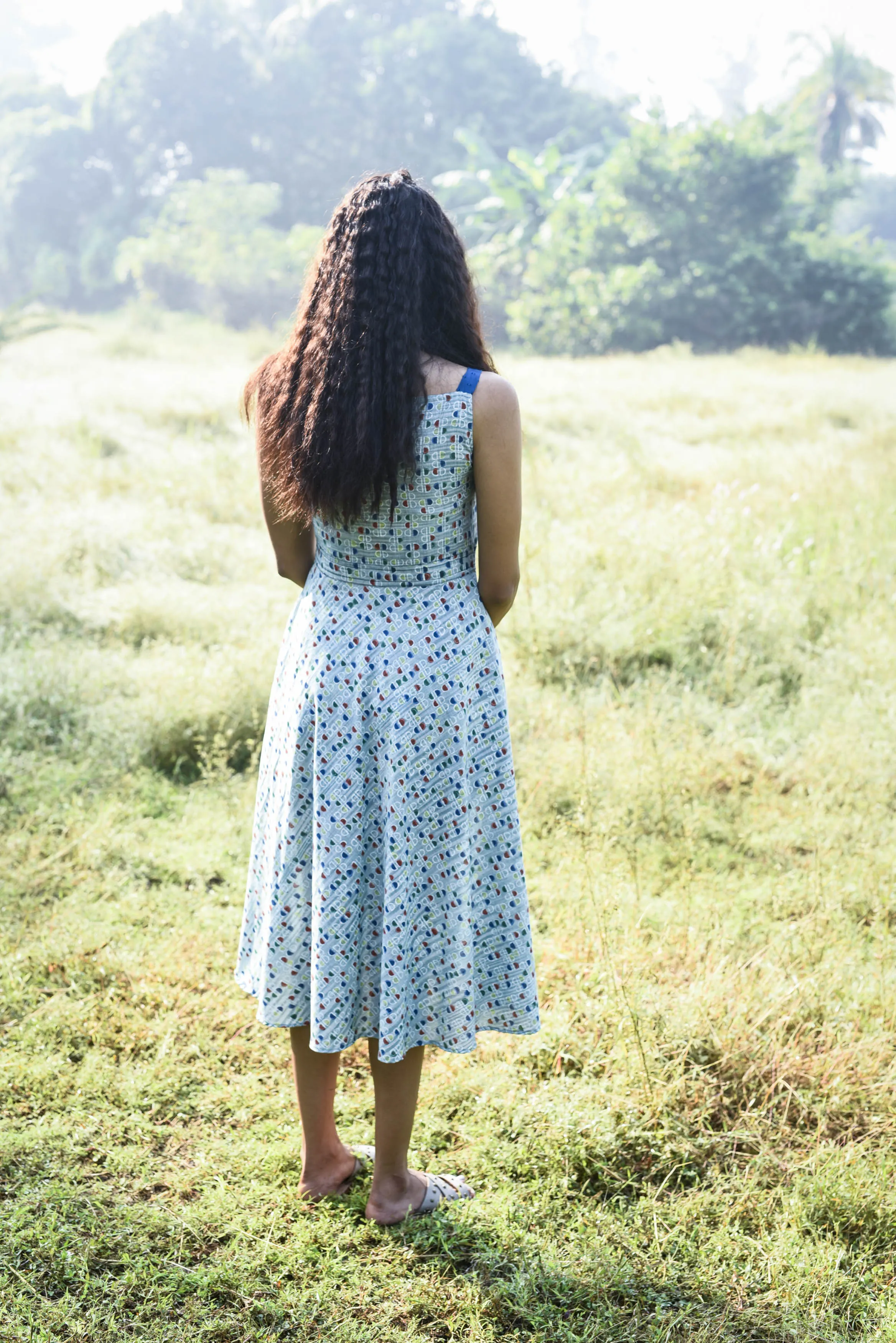 SEA FOAM MAXI DRESS