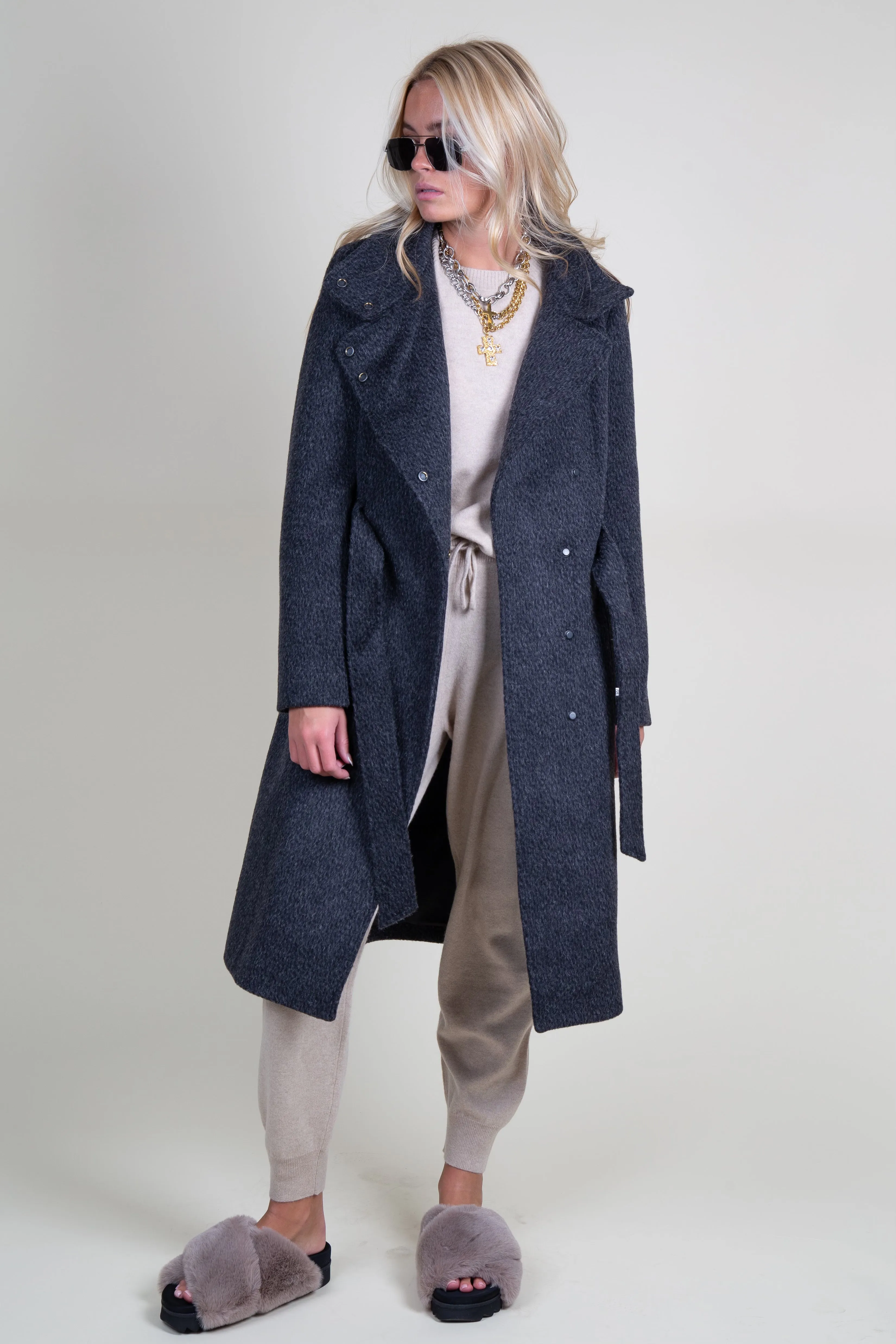 SOAI X KYO | Genie Belted Wool Coat