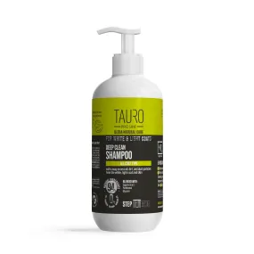 Tauro Pro Line Ultra Natural Care deep clean shampoo for dogs and cats with white, light coat and skin