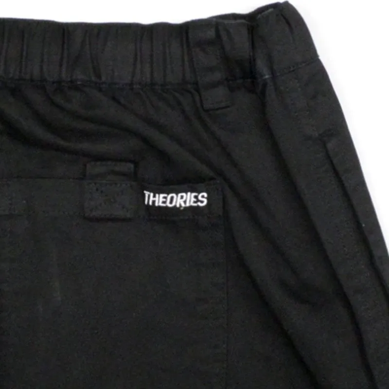 THEORIES PANTS STAMP LOUNGE BLACK