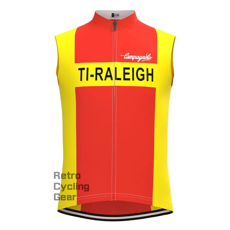 TI-Raleigh Red-Yellow Retro Long Sleeve Cycling Kit