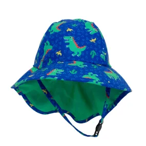 UPF 50  Cape Sun hat - Dinosaur