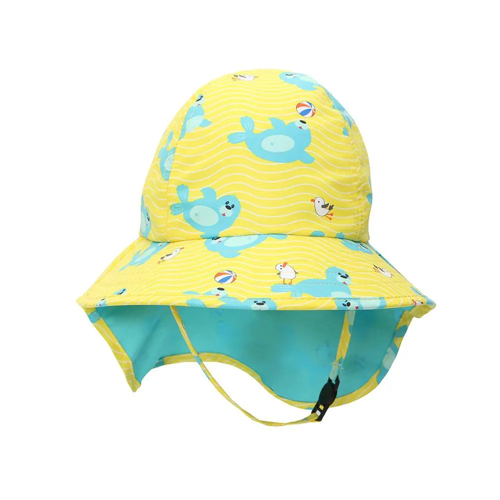 UPF 50  Cape Sun hat - Seal